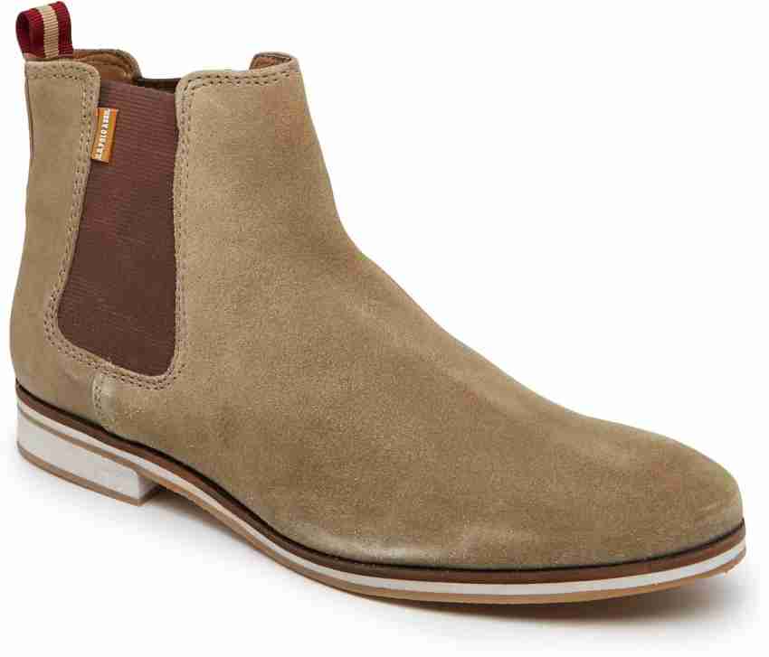 Olive green store polo boots