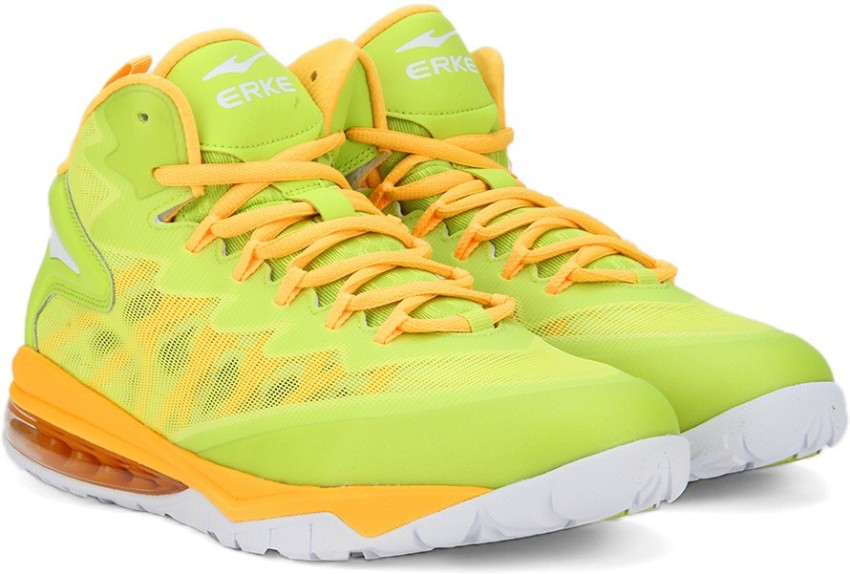 Bright orange basketball outlet shoes