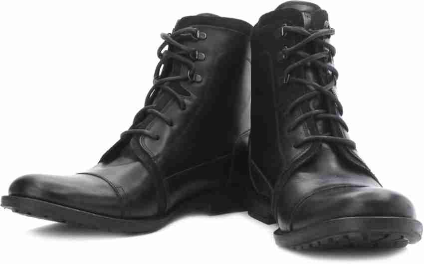 Mens black store levi boots