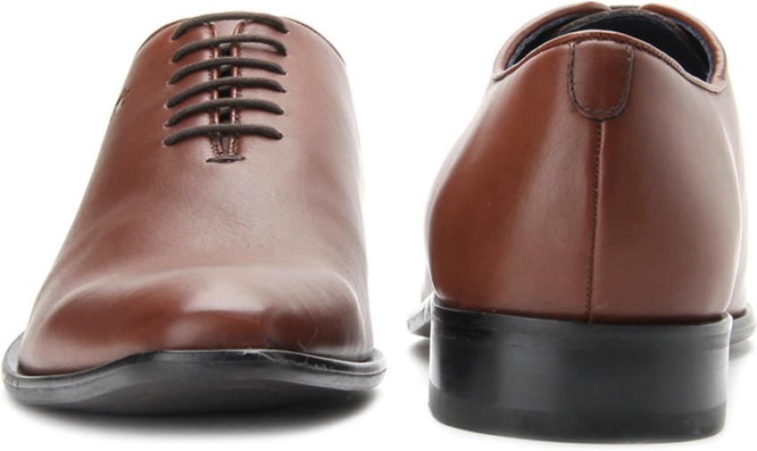 Buy Louis Philippe Brown Lace Up Shoes Online - 799611