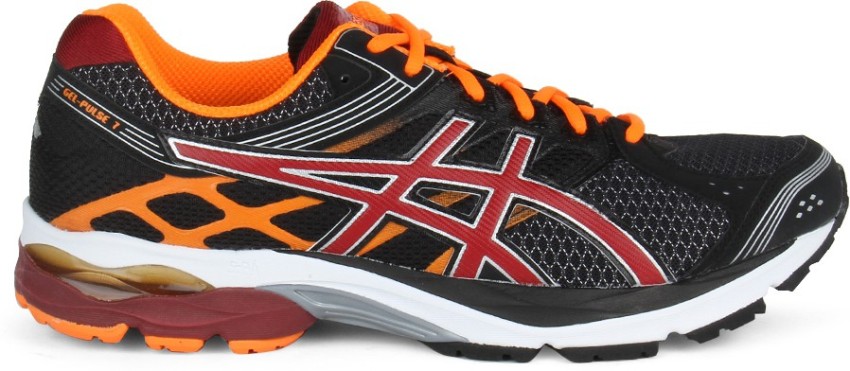 Asics Gel Pulse 7 Men Running Shoes For Men Buy BLACK DEEP RUBY