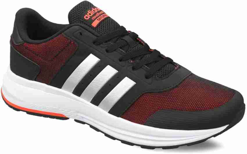 ADIDAS NEO CLOUDFOAM SATURN Sneakers For Men Buy CBLACK MSILVE SOLRED Color ADIDAS NEO CLOUDFOAM SATURN Sneakers For Men Online at Best Price Shop Online for Footwears in India Flipkart