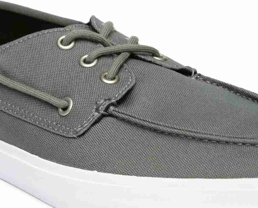 Vans boat sales shoes grey