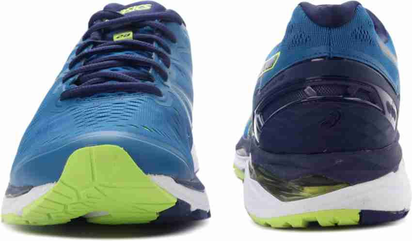 Asics gel kayano 23 men's shoes thunder blue/yellow best sale