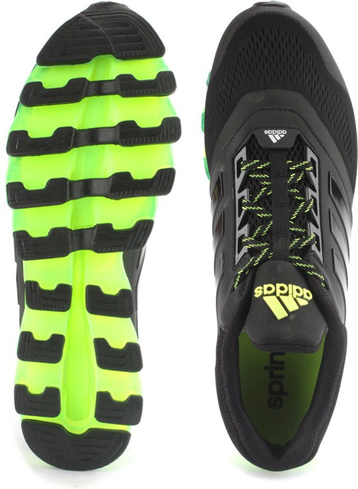 adidas springblade black and green