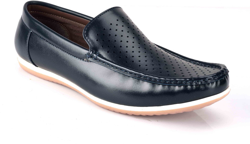 Ferraiolo Driving shoes Loafers For Men Buy Dark blue Color
