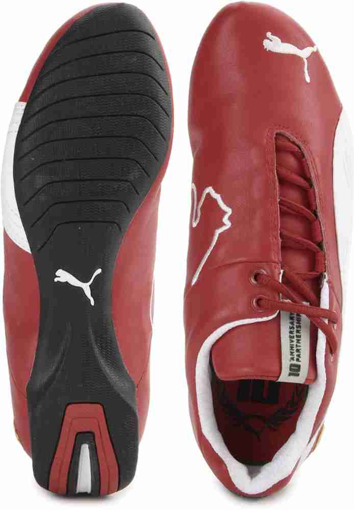 PUMA Ferrari Future Cat 10 Leather Sneakers For Men Buy rosso