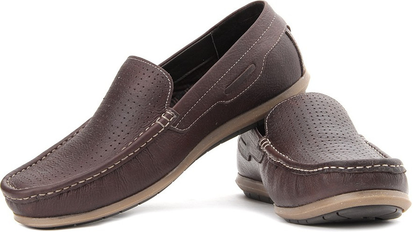 Buy LEE COOPER Mens Leather Slipon Loafers