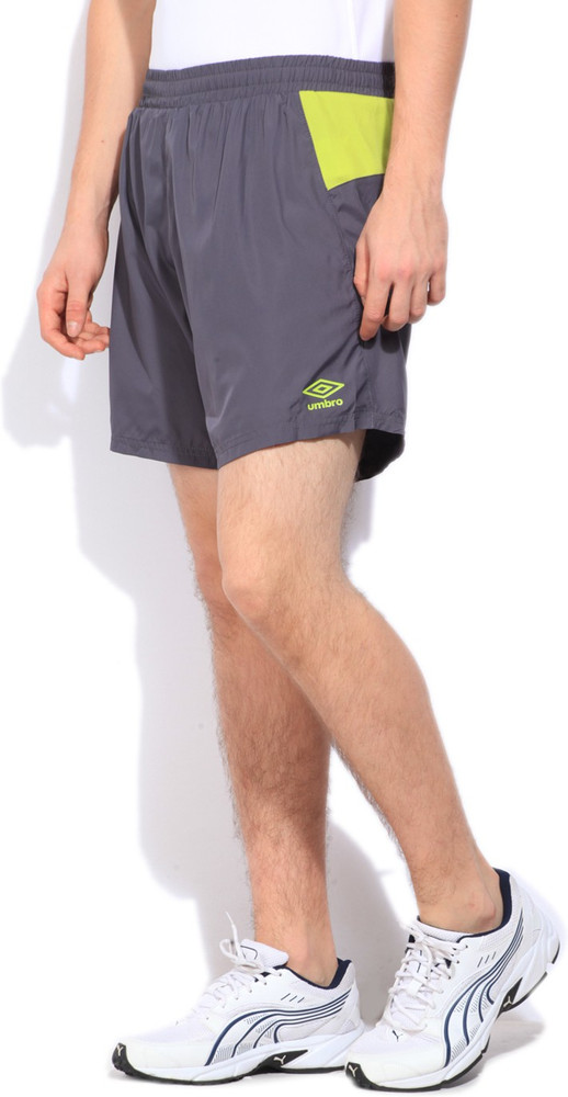 UMBRO by FBB Solid Men Grey Sports Shorts Buy CARBON UMBRO by