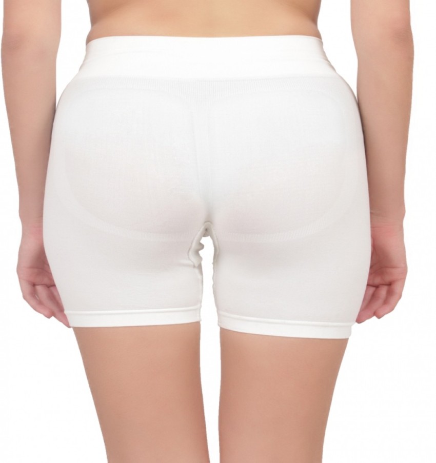 White mini hot sale cycling shorts