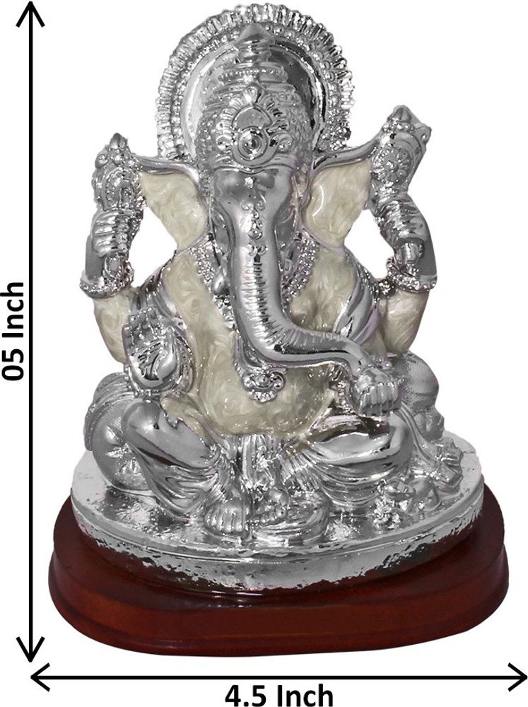 Silver vinayagar statue grt clearance