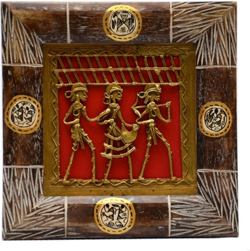 Buy ExclusiveLane Handmade Brass Figurine Showpiece In Dhokra Art