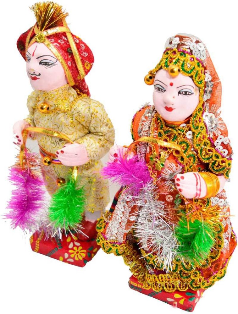 Crafts For You Gangaur puppet of clay Decorative Showpiece - 19 cm Price in  India - Buy Crafts For You Gangaur puppet of clay Decorative Showpiece - 19  cm online at