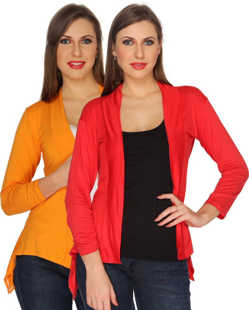 Ten on Ten Women Shrug Buy Red Orange Ten on Ten Women Shrug