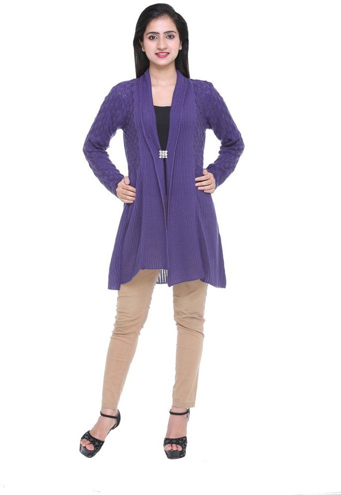 Purple store shrug sweater