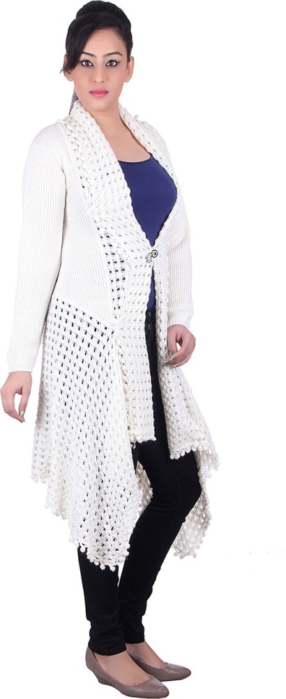 Vasaki Women Shrug Buy White Vasaki Women Shrug Online at Best