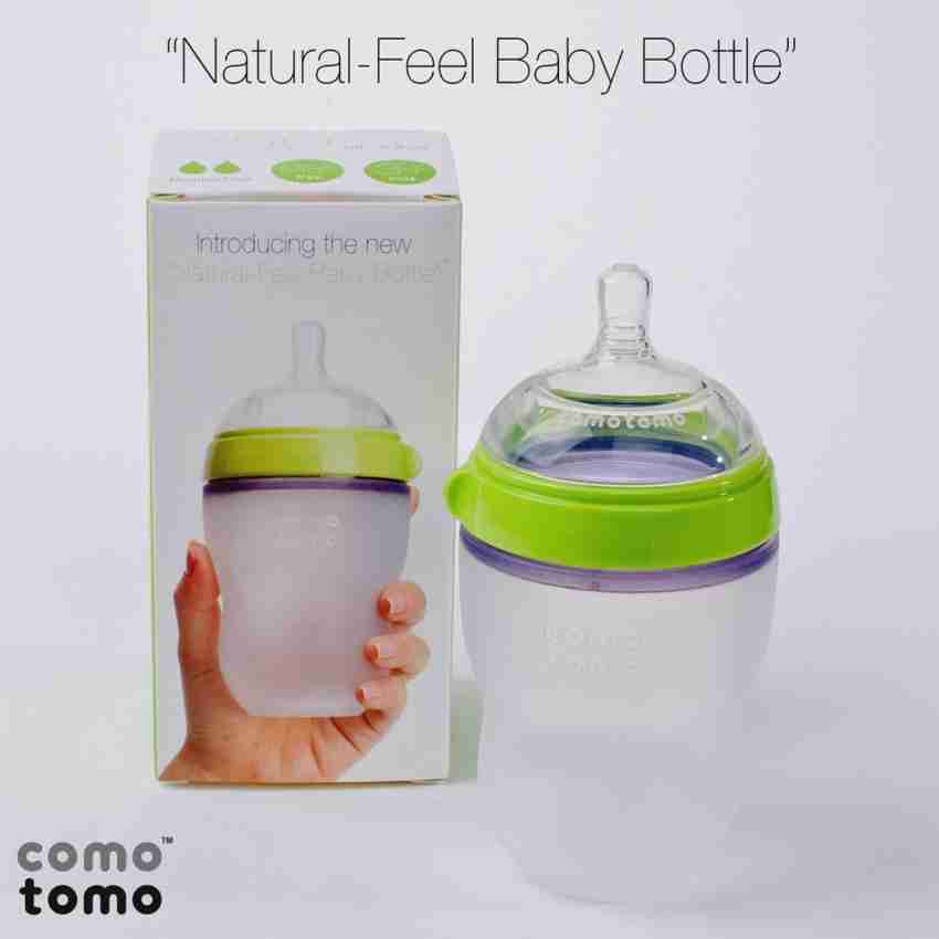  Comotomo Baby Bottle, Green, 8 oz (2 Count) : Baby