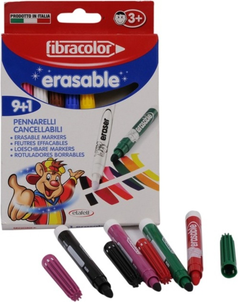 Fibracolor Erasable Color Fine Nib Sketch Pens with