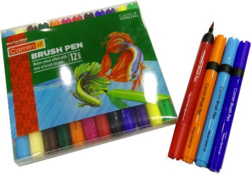 Sketch Pen, Camlin, 12 Sketch Pens (Assorted Shades)