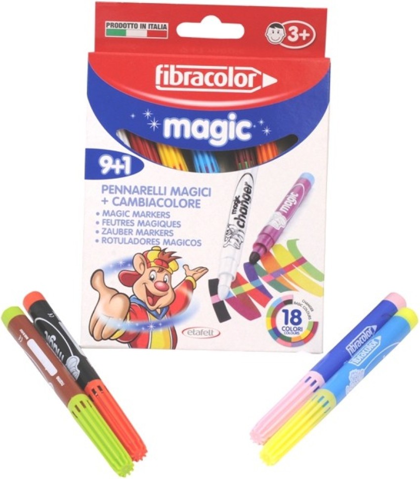 Magic Sketch Pen 9 + 1 | DOMS | 9 Magic Color Pen + 1 Colour Changer Pen |  Mini | ABC Season Store