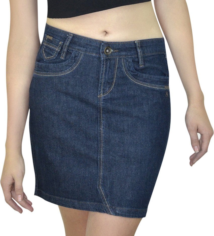 Flipkart best sale denim skirts