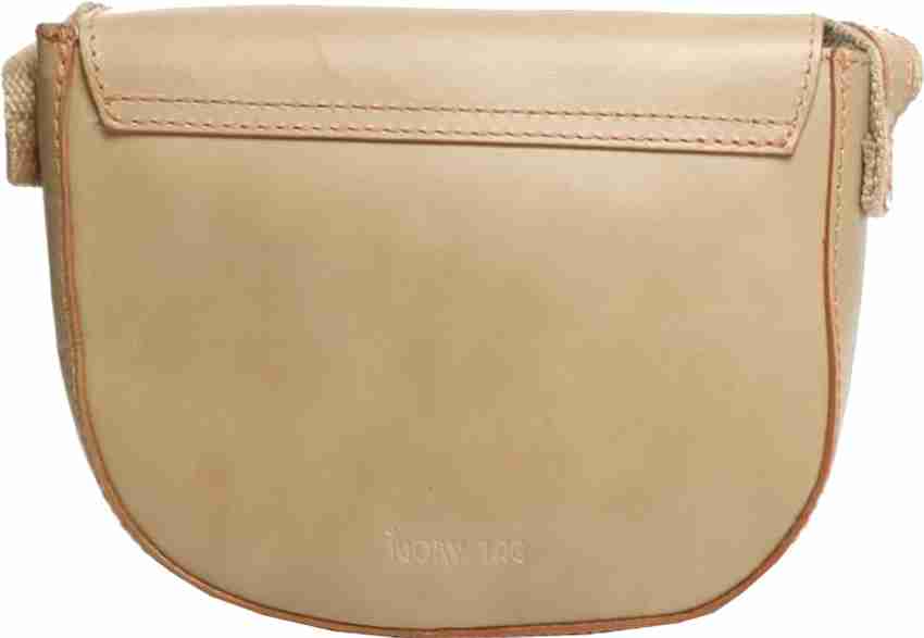 IVORY TAG Beige Sling Bag Neo Conductor Cream Price in India