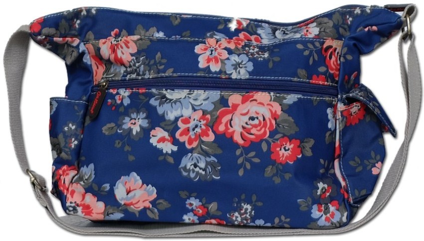 Cath kidston bag blue shops flowers