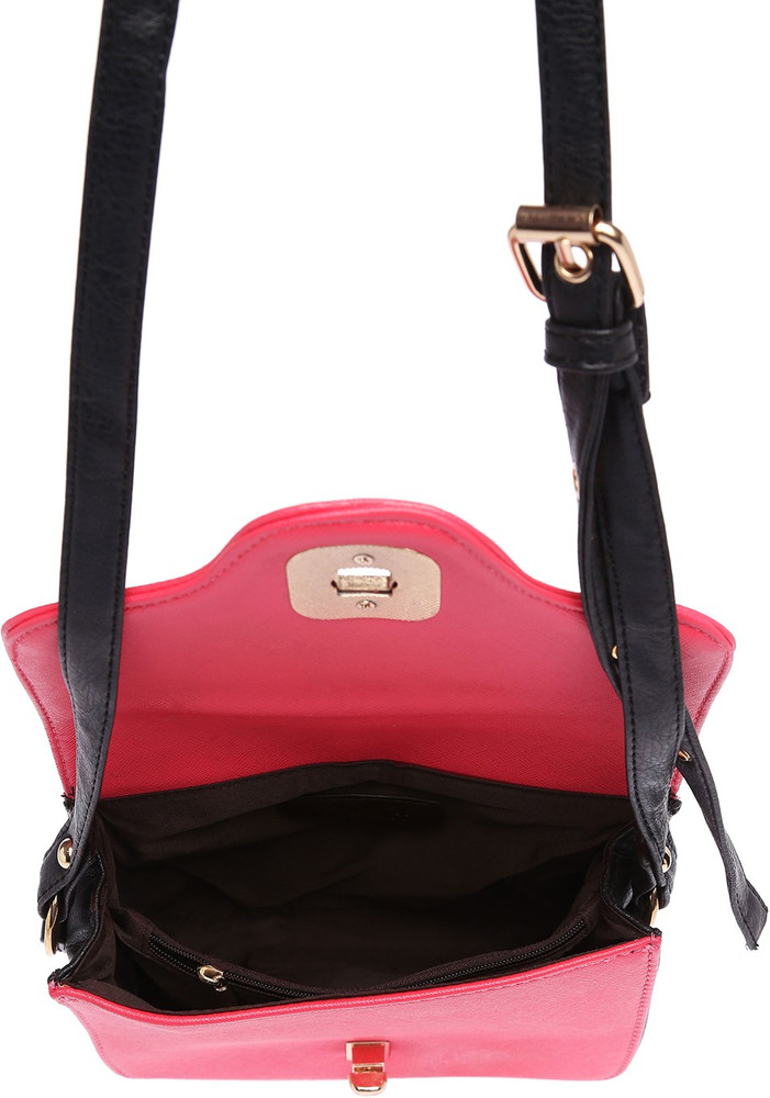 Haute Curry By Shoppers Stop Pink Sling Bag Belle Pink Price in