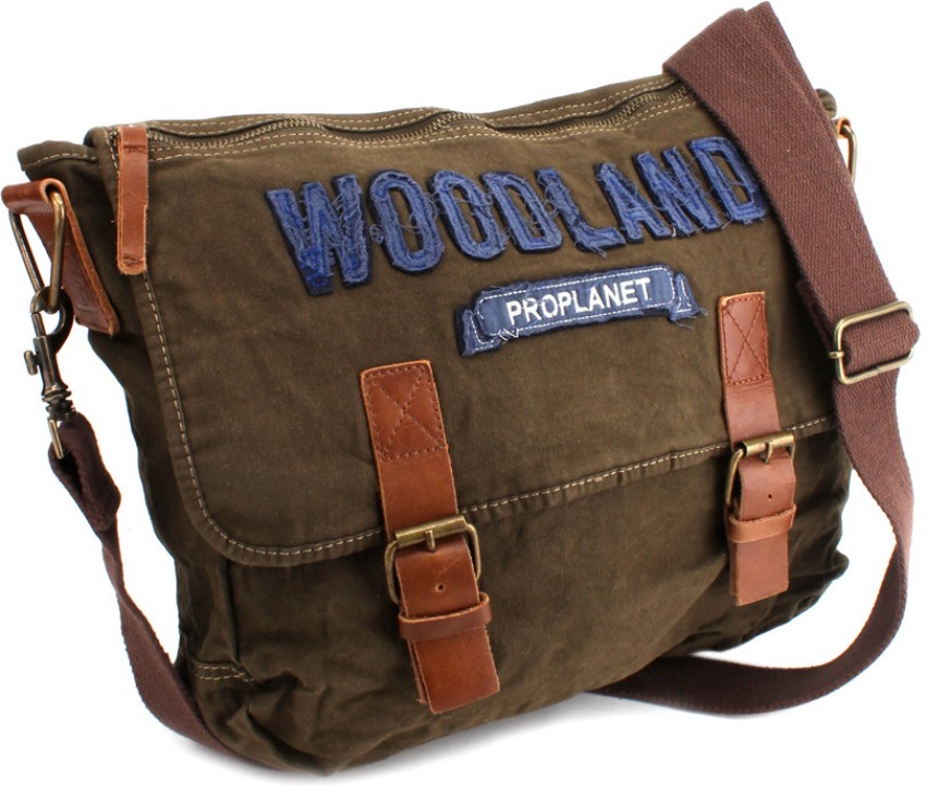 WOODLAND Brown Sling Bag Brown Price in India Flipkart