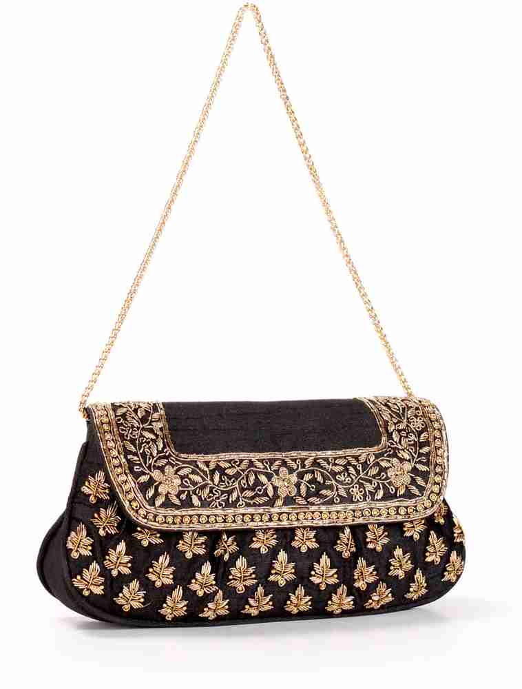 Ritu Kumar Black Sling Bag EBSSDP26A020305 Black Price in India Flipkart