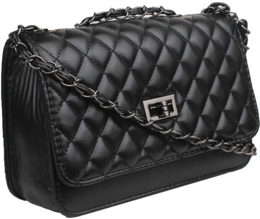 ALVARO CASTAGNINO Black Sling Bag UID27 Black Price in India Flipkart