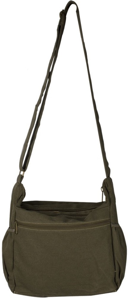 Ludan Green Sling Bag Sky One Military Green Price in India Flipkart