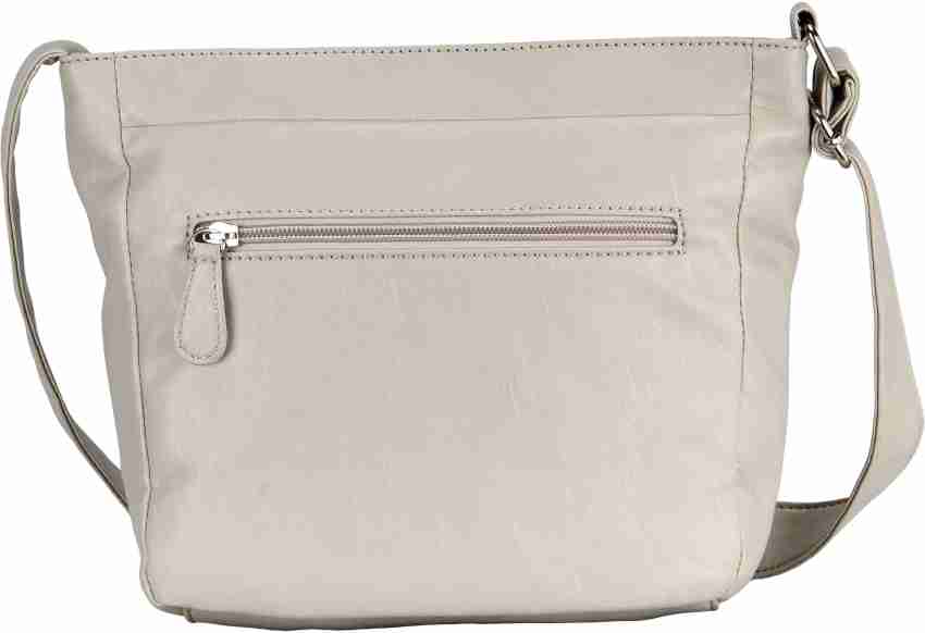 LAVIE Grey Sling Bag DOVER CSB MULTIZIP LT.GREY Price in India