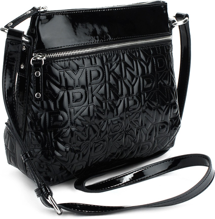 Dkny black best sale sling bag