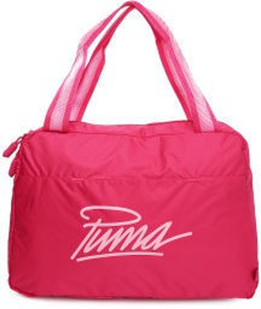 PUMA Pink Hand held Bag Core Grip Bag Virtual Pink Price in