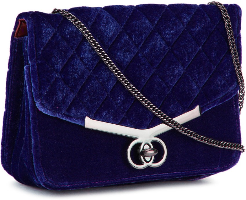 Chanel blue 2024 sling bag