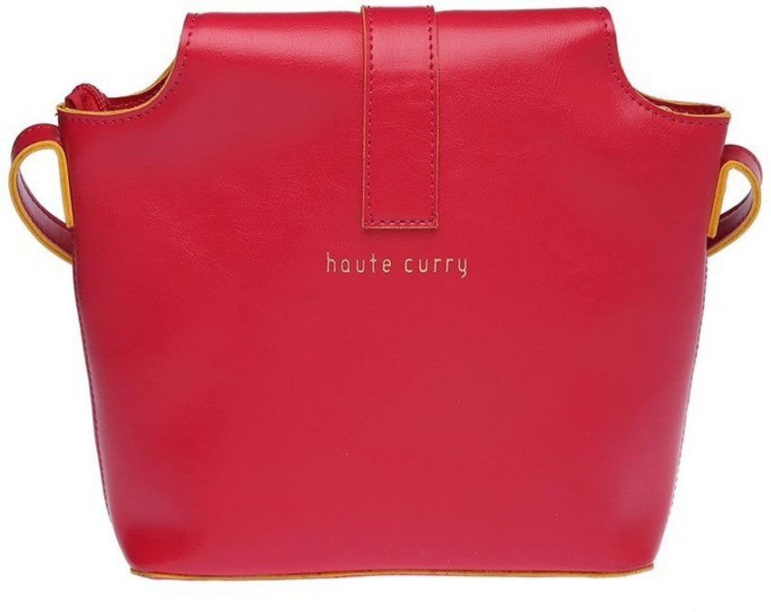 Haute Curry By Shoppers Stop Pink Sling Bag Unlined PINK Price in India Flipkart