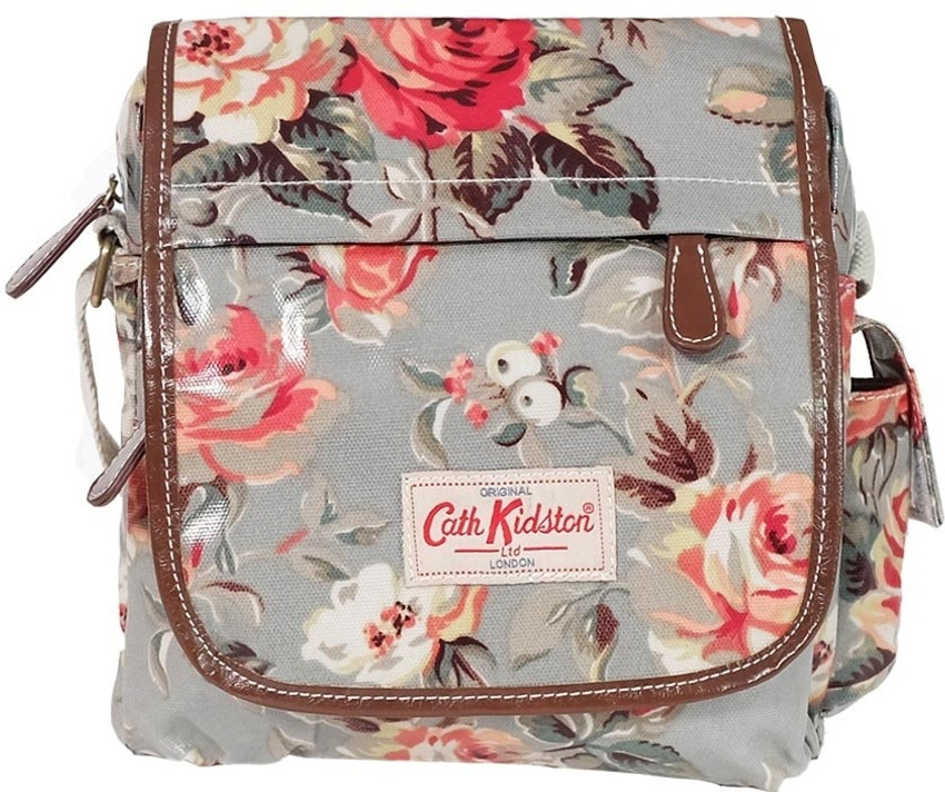 Cath Kidston Grey Sling Bag Vintage Flower Print Grey 16 Price