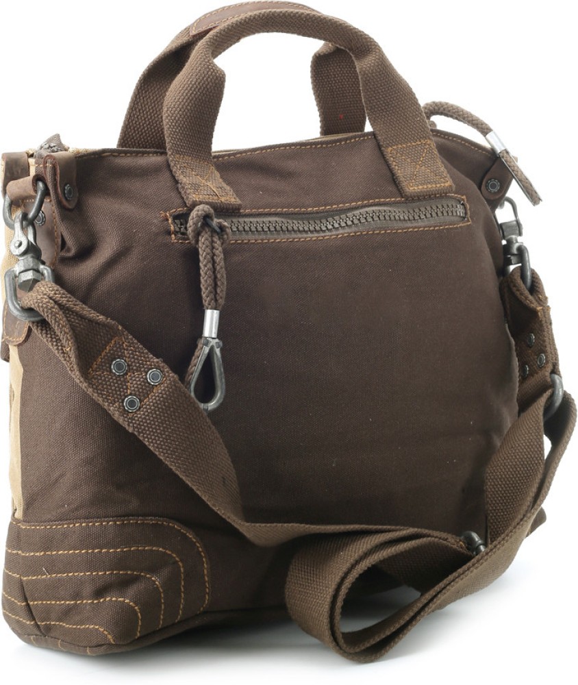 Club Sport Brown Khaki Sling Bag Khaki and Brown Price in India Flipkart