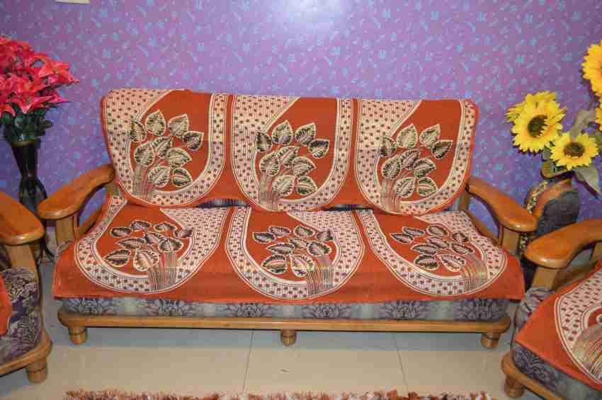 Pack of 6 Floral Sofa Cover