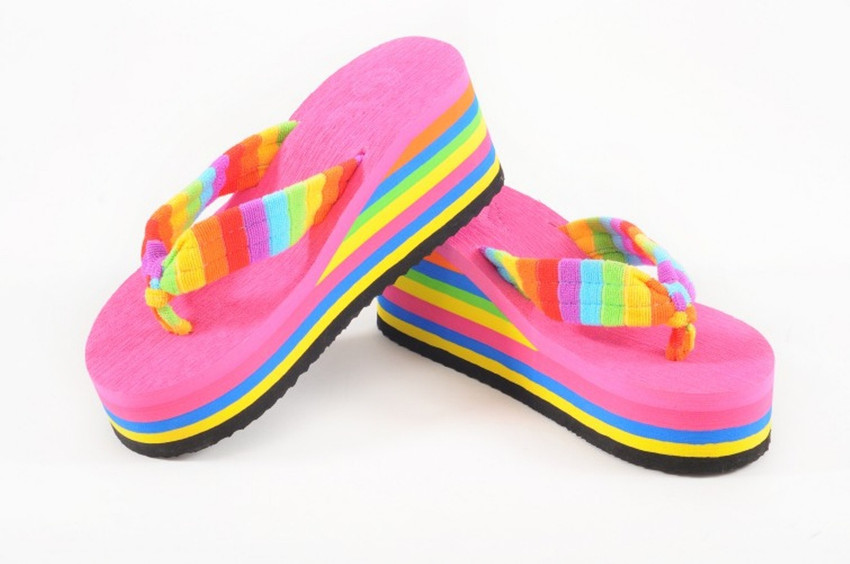 Top more than 67 rainbow slippers dedaotaonec