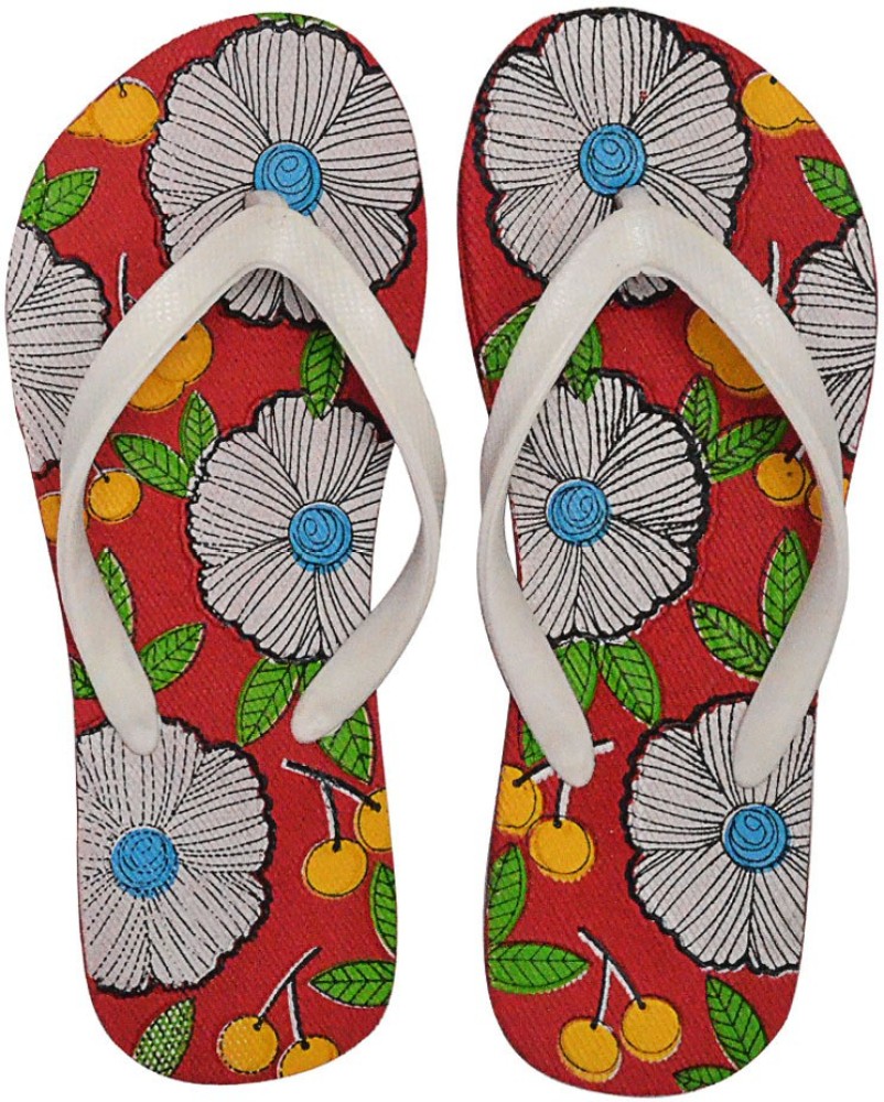 Flip flops with on sale big flowers on top