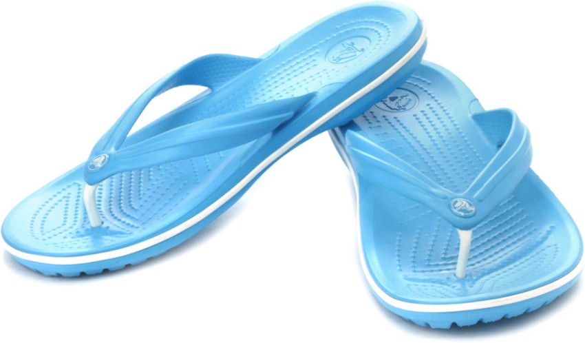 Pale blue cheap flip flops