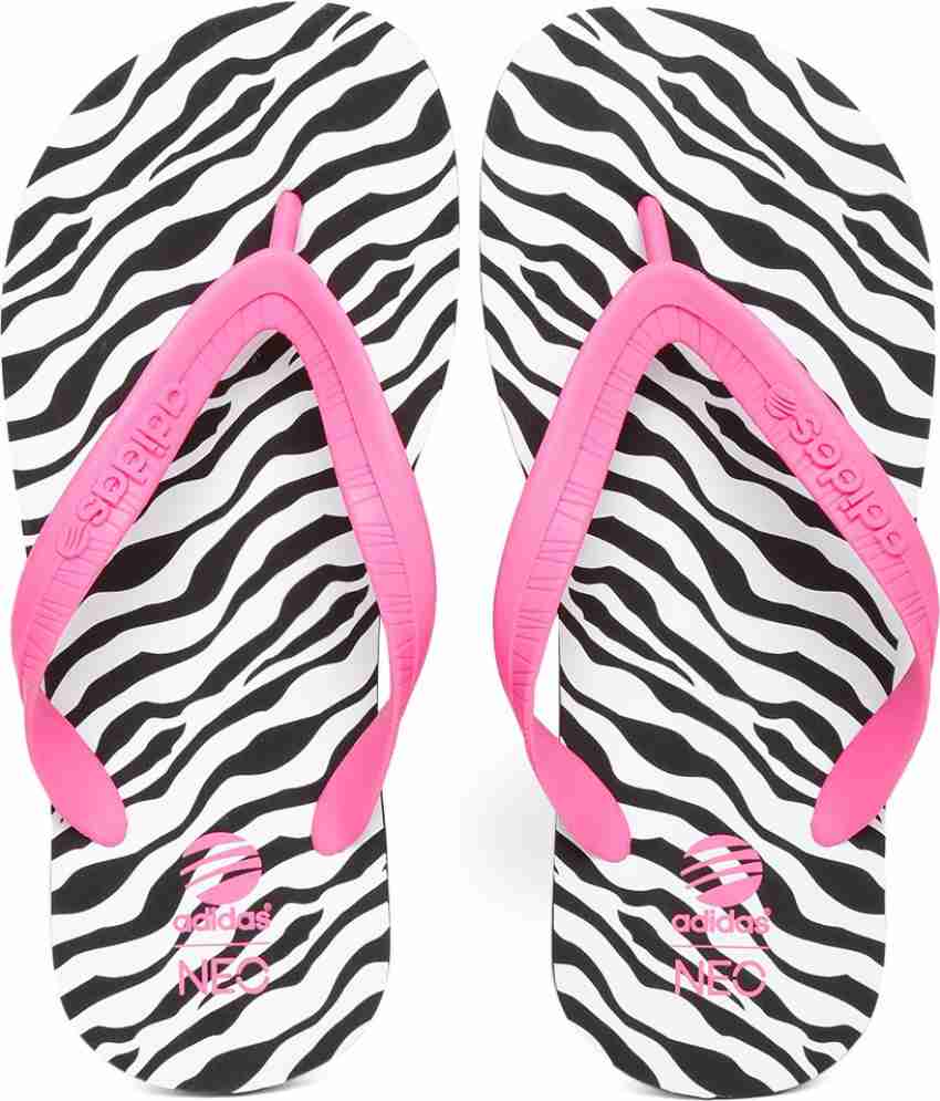 Adidas neo sale flip flops