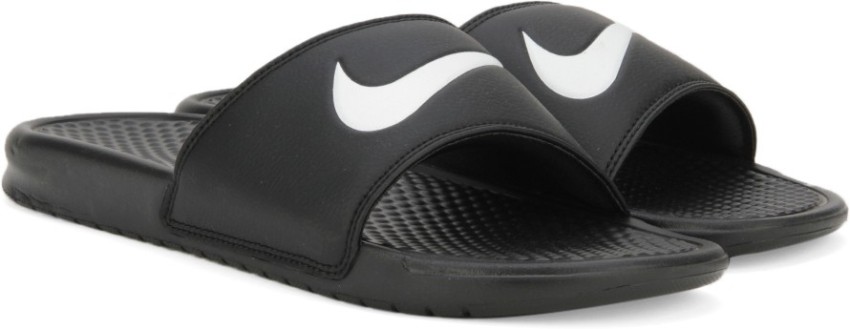 NIKE BENASSI SWOOSH Slides Buy BLACK WHITE NOIR VRAI BLANC Color