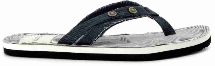 Bata Men By Bata Flip Flops Buy Blue Color Bata Men By Bata Flip