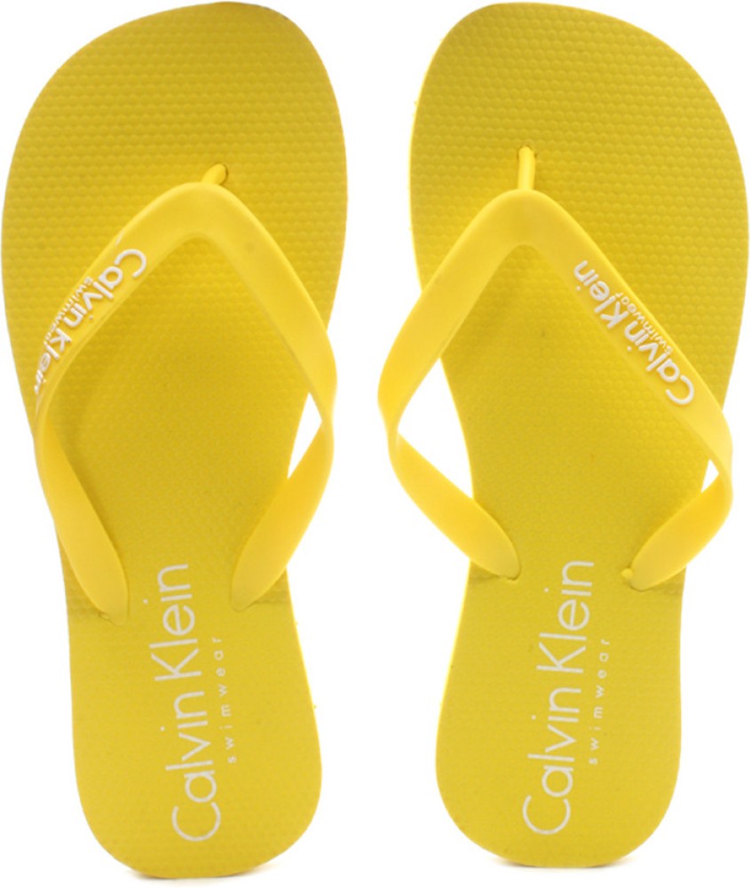 Mustard color cheap flip flops