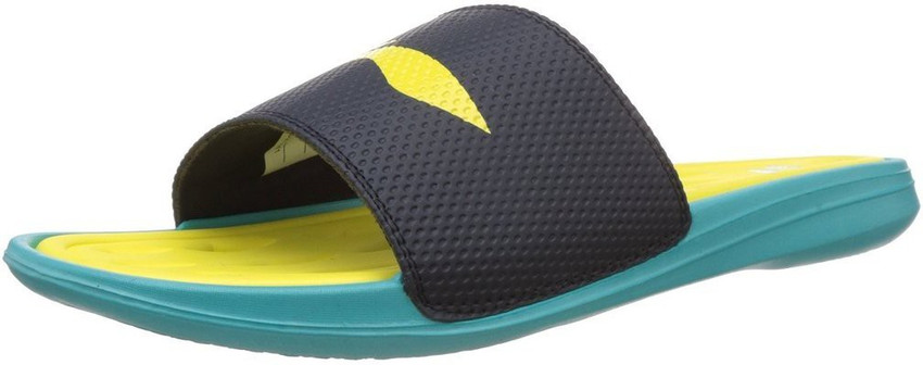LI NING Men Slippers Buy Blue and Yellow Color LI NING Men Slippers Online at Best Price Shop Online for Footwears in India Flipkart