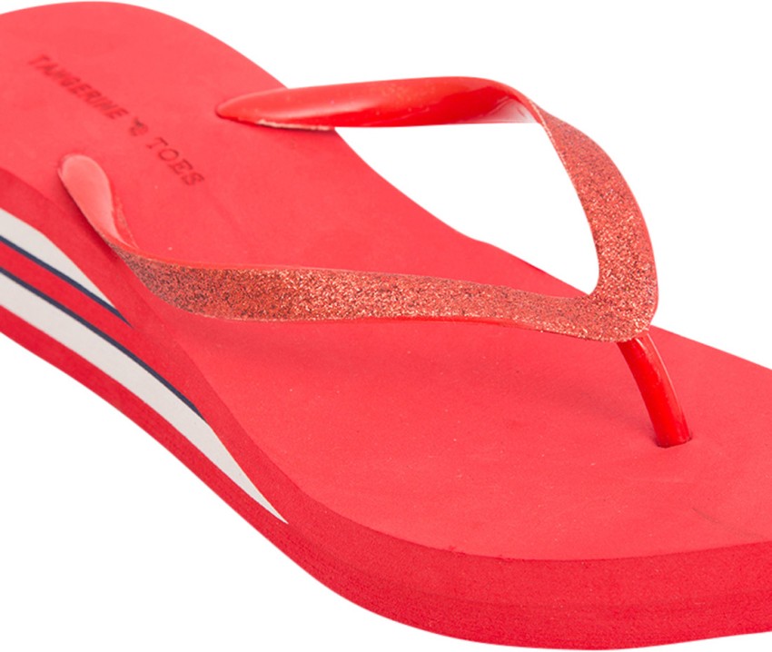 Tangerine toes best sale flip flops online