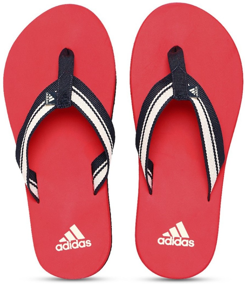 Adidas originals 2025 red flip flops